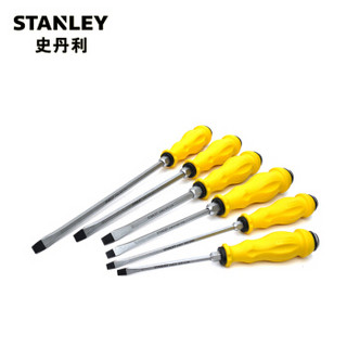 史丹利（Stanley）一字加力通体螺丝批 5mm 6mm 8mm 系列可砸螺丝刀  5mmx150mm 61-888-23