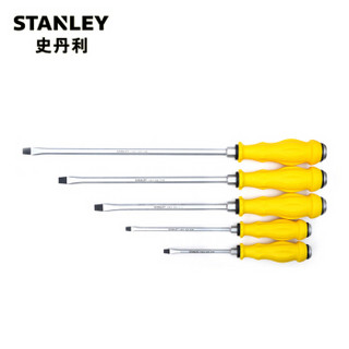 史丹利（Stanley）一字加力通体螺丝批 5mm 6mm 8mm 系列可砸螺丝刀  5mmx150mm 61-888-23