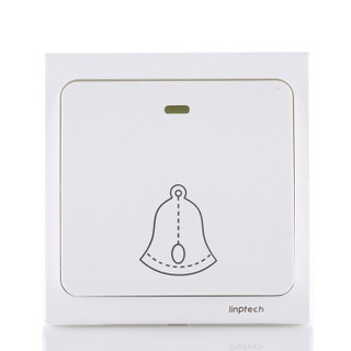 linptech 领普 G1 家用无线门铃 象牙白一拖二