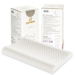 paratex 泰国进口天然乳胶枕头 枕芯 人体工学型儿童枕头2-8岁 礼盒装
