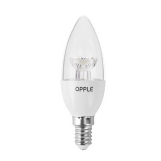 OPPLE 欧普照明 LED烛泡 E14小口 暖白光   3w