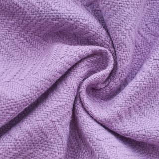 LADYSOFT 御棉堂 全棉针织毯 紫色 150*200cm