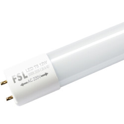 佛山照明(FSL)LED灯管T8双端灯管长0.9米12W暖白光3000K 晶辉 *3件