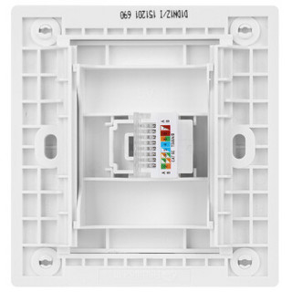 FEIDIAO 飞雕 k3拉丝白 电脑网线插座（超五类）面板