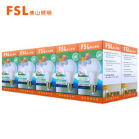 FSL 佛山照明 LED球泡 E27大口 日光色 5W*10支