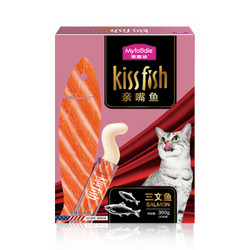 原装进口 麦富迪 Kissfish宠物猫湿粮猫零食流质猫条三文鱼味14g*30 *4件