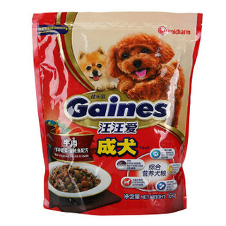 Gaines 佳乐滋 汪汪爱 成犬综合营养粮 1.6kg