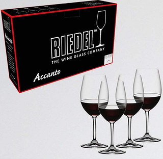 RIEDEL 礼铎 Accanto系列 波尔多红酒杯 550ml 4只装