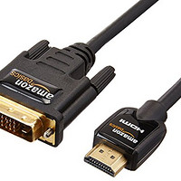  AmazonBasics 亚马逊倍思 HDMI转DVI 连接线