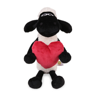 nici礼祺红心爱星小羊肖恩公仔