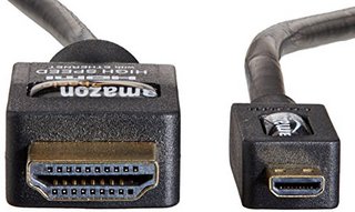  AmazonBasics 亚马逊倍思 高速 HDMI 转 Micro HDMI 连接线