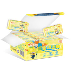 心相印 小黄人系列 我超迷你湿巾 8片*24包  纸盒装 *2件 +凑单品