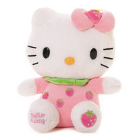 Hello Kitty 凯蒂猫 毛绒玩具 水果系列 草莓粉色