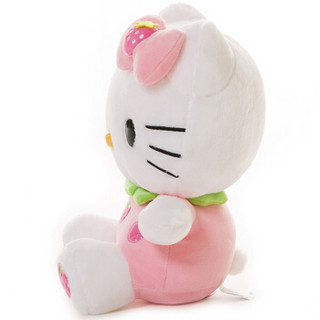  Hello Kitty 凯蒂猫 毛绒玩具 水果系列 草莓粉色