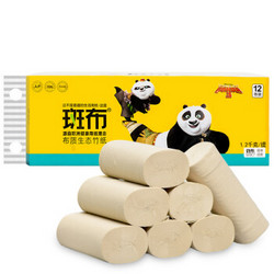 BABO 斑布 功夫熊猫系列 无芯卷纸 3层*100g*12卷