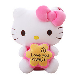 Hello Kitty 凯蒂猫 毛绒玩具 经典系列 粉色 *2件