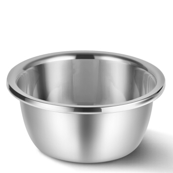 炊大皇加厚304不锈钢汤盆16cm洗菜盆和面调料腌肉盆7件
