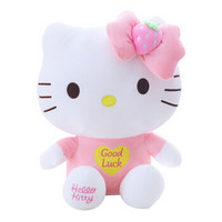  Hello kitty 凯蒂猫 毛绒玩具 幸运之心系列 粉色