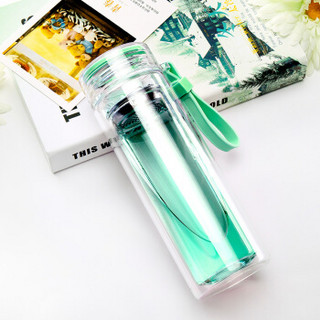 富光 格雅系列 WFB1012-320 玻璃杯 薄荷绿 320ml