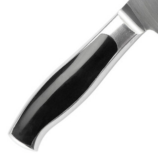 十八子作 SHIBAZI 十八子作 S2703-B 家用不锈钢黑狐切片刀 含刀架