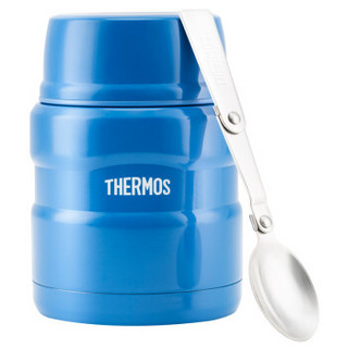 THERMOS 膳魔师 SK-3000 高真空不锈钢焖烧罐 蓝色 470ml