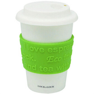 LOCK&LOCK 乐扣乐扣 SLB00 Eco环保陶瓷杯 绿色 370ml *2件