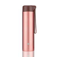 unibott 优道 不锈钢直身保温杯 红粉金 350ml