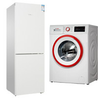 BOSCH 博世 KGN29V220C 279升 双门冰箱+WAN200600W 7.5公斤 变频滚筒洗衣机套装