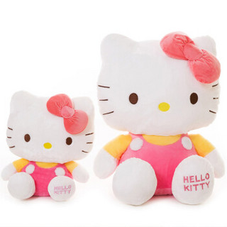  Hello Kitty 凯蒂猫 毛绒玩具 经典系列 坐式粉色