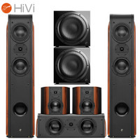 HiVi 惠威 D3.2HT+Sub10G 音响 音箱 家庭影院5.2声道木质HIFI家用客厅需搭配功放 全国免费安装