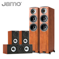 尊宝（JAMO）音响 音箱 5.0声道木质无源家庭影院 （暗苹果色）C605+S622+S62CEN