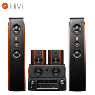 惠威（HiVi）D3.2MKIIIHT+天龙X1400H 功放 5.0声道家庭影院音响组合 客厅高保真音箱套装 全国免费安装