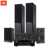 JBL Arena 180BK + 天龙 X540 音响 音箱 家庭影院 5.0声道 功放 蓝牙 HIFI 高保真 木质 落地影院 音响套装