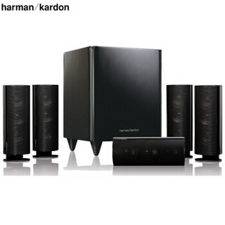 哈曼卡顿（Harman/Kardon）HKTS 30BQ/230-C 音响 音箱 5.1声道 HIFI 壁挂 桌面式 家庭影院 黑色 不含功放