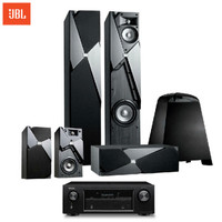 杰宝 JBL STUDIO180BK+天龙X1400功放 音响 音箱 5.1 家庭影院 电视音响 落地影院 组合音响 客厅影院 HIFI