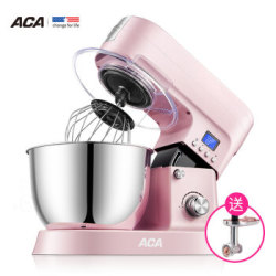ACA 北美 電器 家用商用廚師機和面機全自動多功能攪拌機揉面機打蛋器ASM-PE1210A