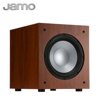 尊宝(Jamo)J12 音响 音箱 12英寸木质有源低音炮 音响/家庭影院/超重低音 (暗苹果色)