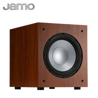 尊宝（Jamo）J12 音响 音箱  12英寸木质有源低音炮 音响/家庭影院/超重低音 （暗苹果色）