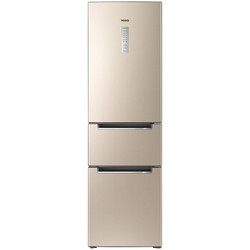 奥马冰箱家用219L变频风冷无霜三开门电冰箱小型节能三门超薄冰箱
