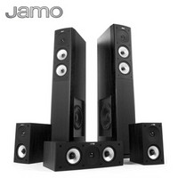 尊宝（Jamo）S626 HCS 音响 音箱 5.0声道木质无源 家庭影院套装 音响（黑色）