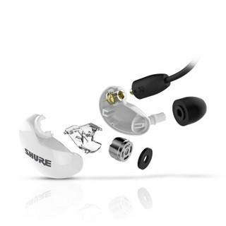 SHURE 舒尔 SE215m+SPE 入耳式耳机 (白色)