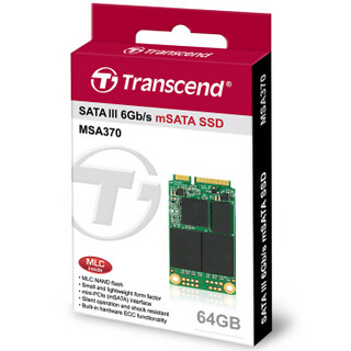  Transcend 创见 370系列 MLC 固态硬盘 64GB