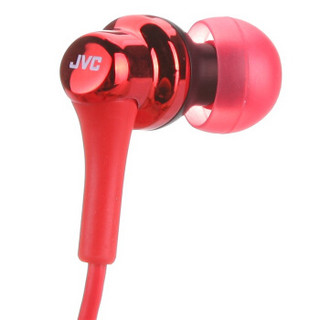 JVC 杰伟世 FR26 入耳式耳机 红色