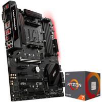 msi 微星 X470 GAMING PRO 主板+AMD 锐龙 7 2700X CPU 板U套装/主板+CPU套装