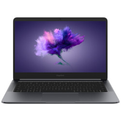荣耀MagicBook14英寸轻薄窄边框笔记本电脑(i7-8550U 8G 256G MX150 2G独显 FHD IPS 正版Office)星空灰