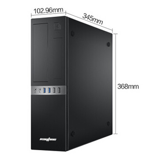 RAYTINE 雷霆世纪 飓风 K303 商用显示器套装 (i3 8100、1TB 、8G、23.6英寸)