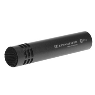 SENNHEISER 森海塞尔 E614 全频有线乐器麦克风 (黑色)