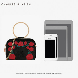 CHARLES & KEITH CK2-80700661 女士单肩包 (黑色)