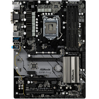 ASRock 华擎 Z370 Pro4 主板 + intel 英特尔 i3 8100 处理器 板U套装