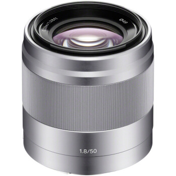 SONY 索尼 E 50mm F1.8 OSS 标准定焦镜头 索尼E卡口 49mm 银色